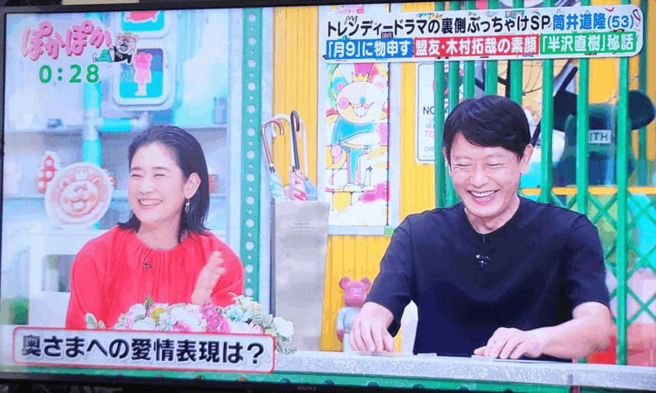 筒井道隆の嫁は誰？極秘結婚の真相と子供2人の家族構成まとめ